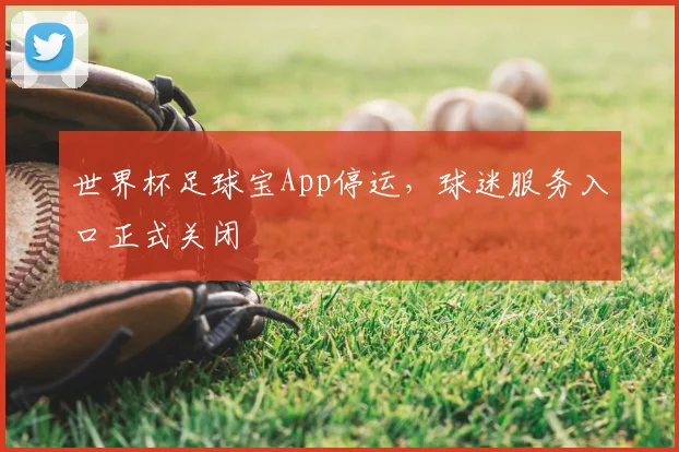 世界杯足球宝App停运，球迷服务入口正式关闭